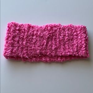 Fluffy Ear Warmer, Hot Pink